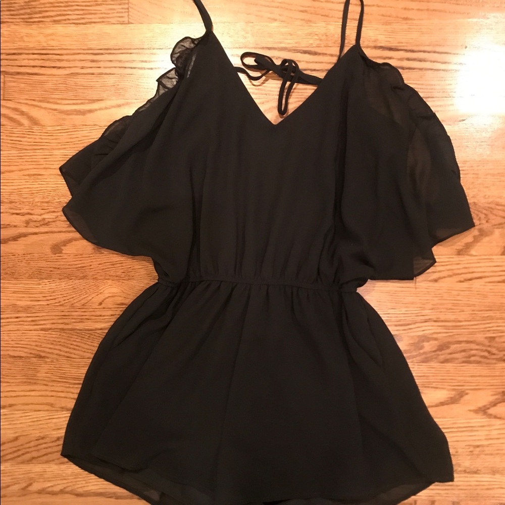 Beautiful Black Blousey Romper